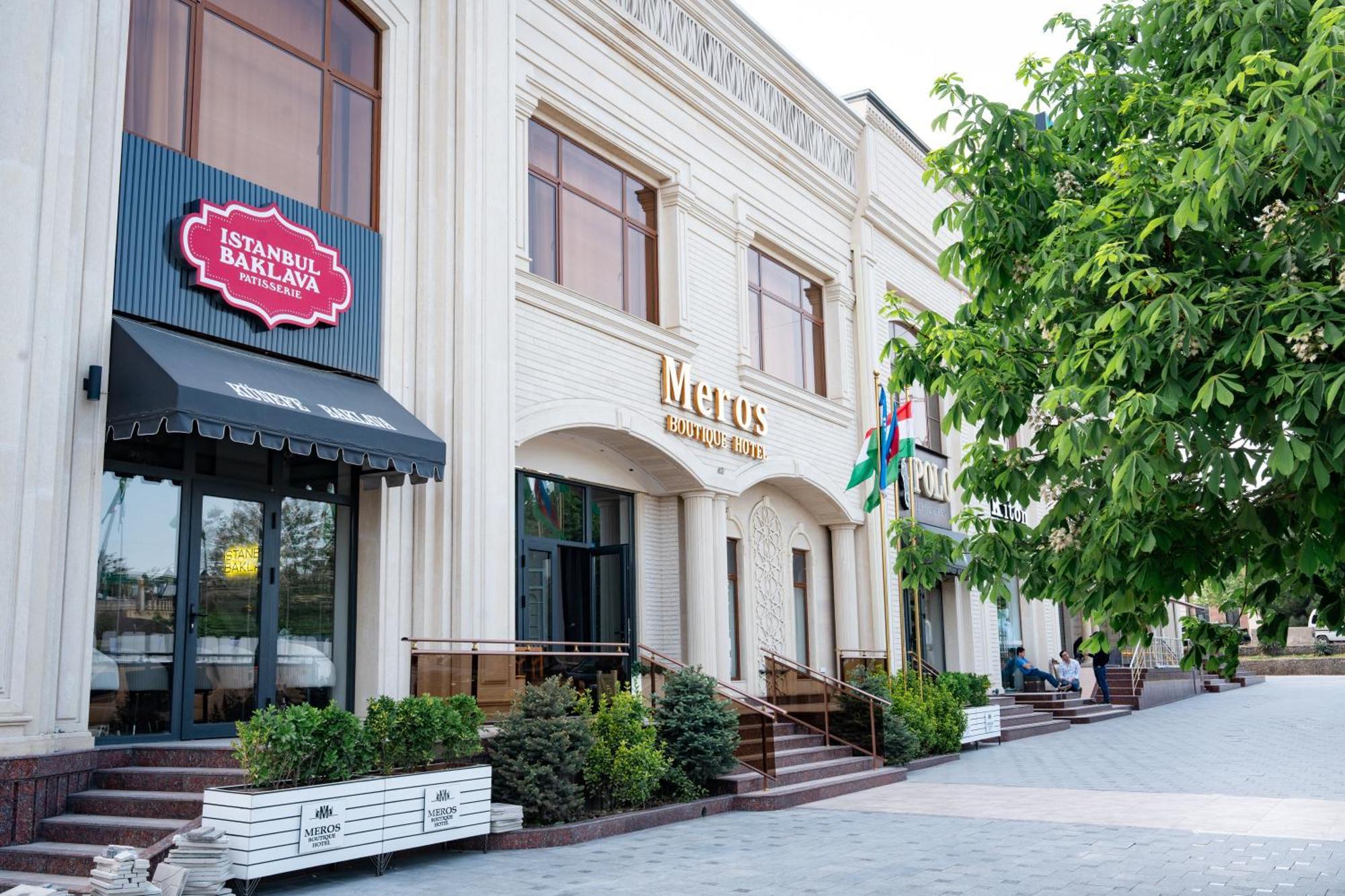 Meros Boutique Hotel Samarkand Exterior foto