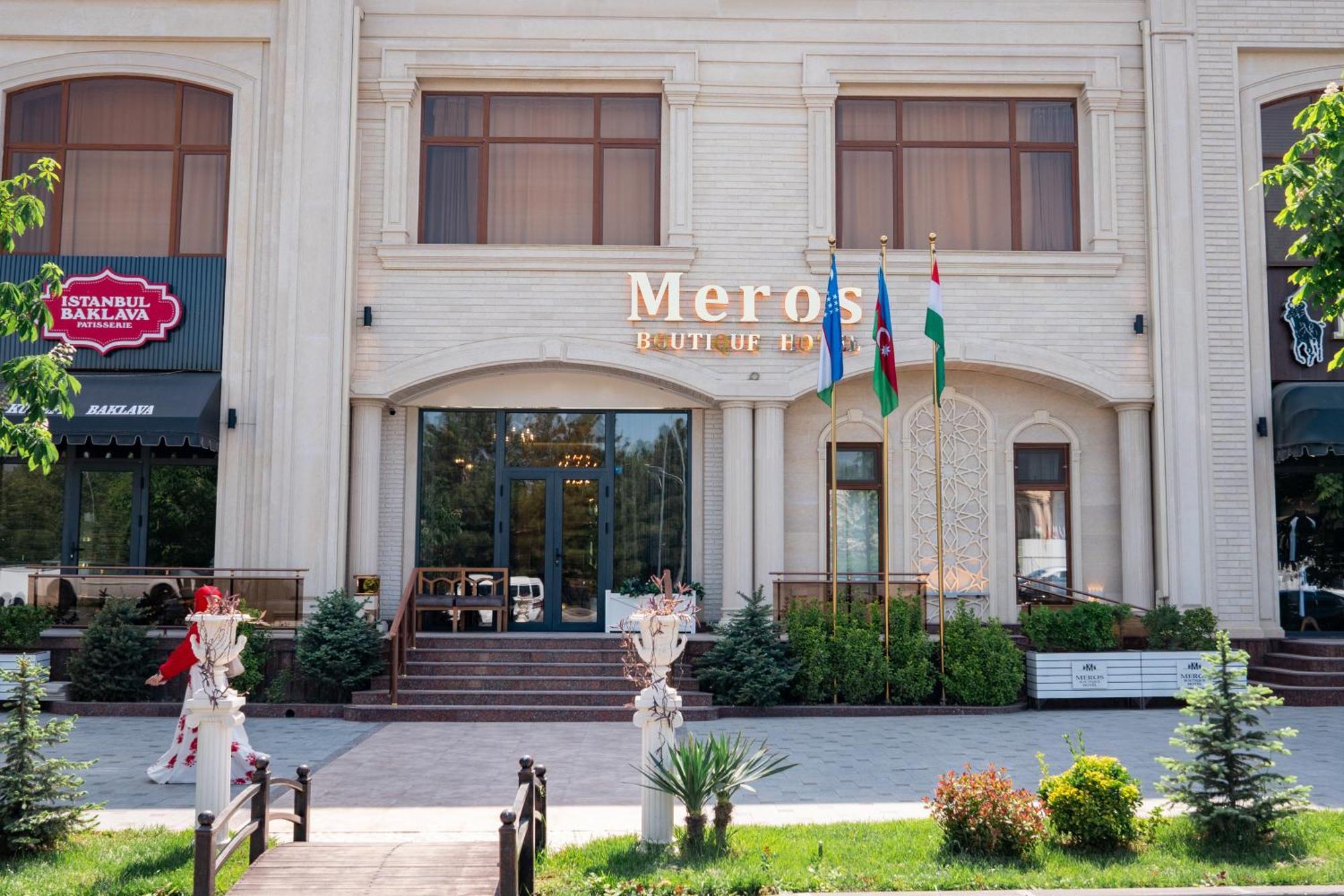Meros Boutique Hotel Samarkand Exterior foto