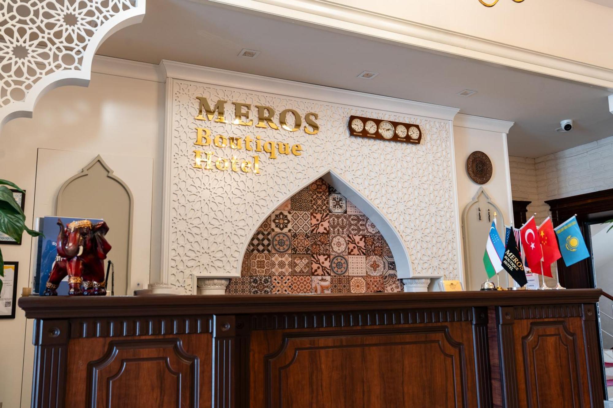 Meros Boutique Hotel Samarkand Exterior foto